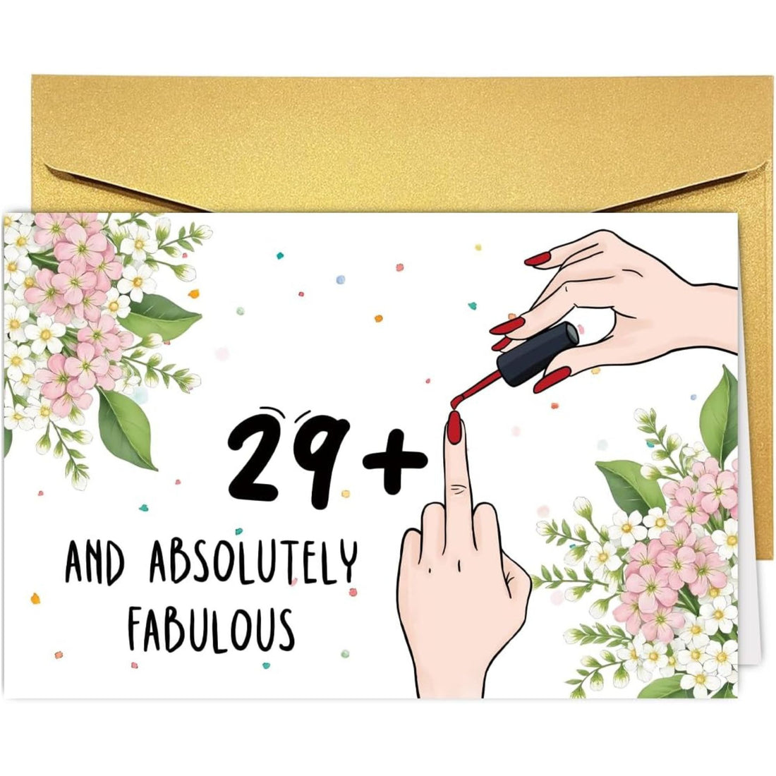 Pink birthday card reading “Just a teenage girlie entering her 30’s,” a fun and playful 30th birthday gift for girlfriend—surprise her with this cheeky milestone card today.