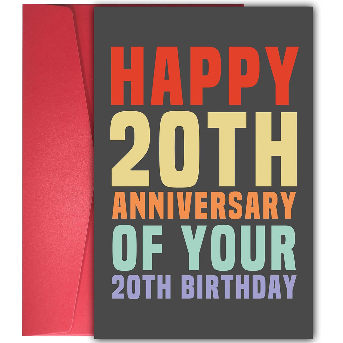 40th birthday gifts for wife clever birthday card celebrating forty with humor — Celebrate her milestone with a personal touch at Hertender.com.