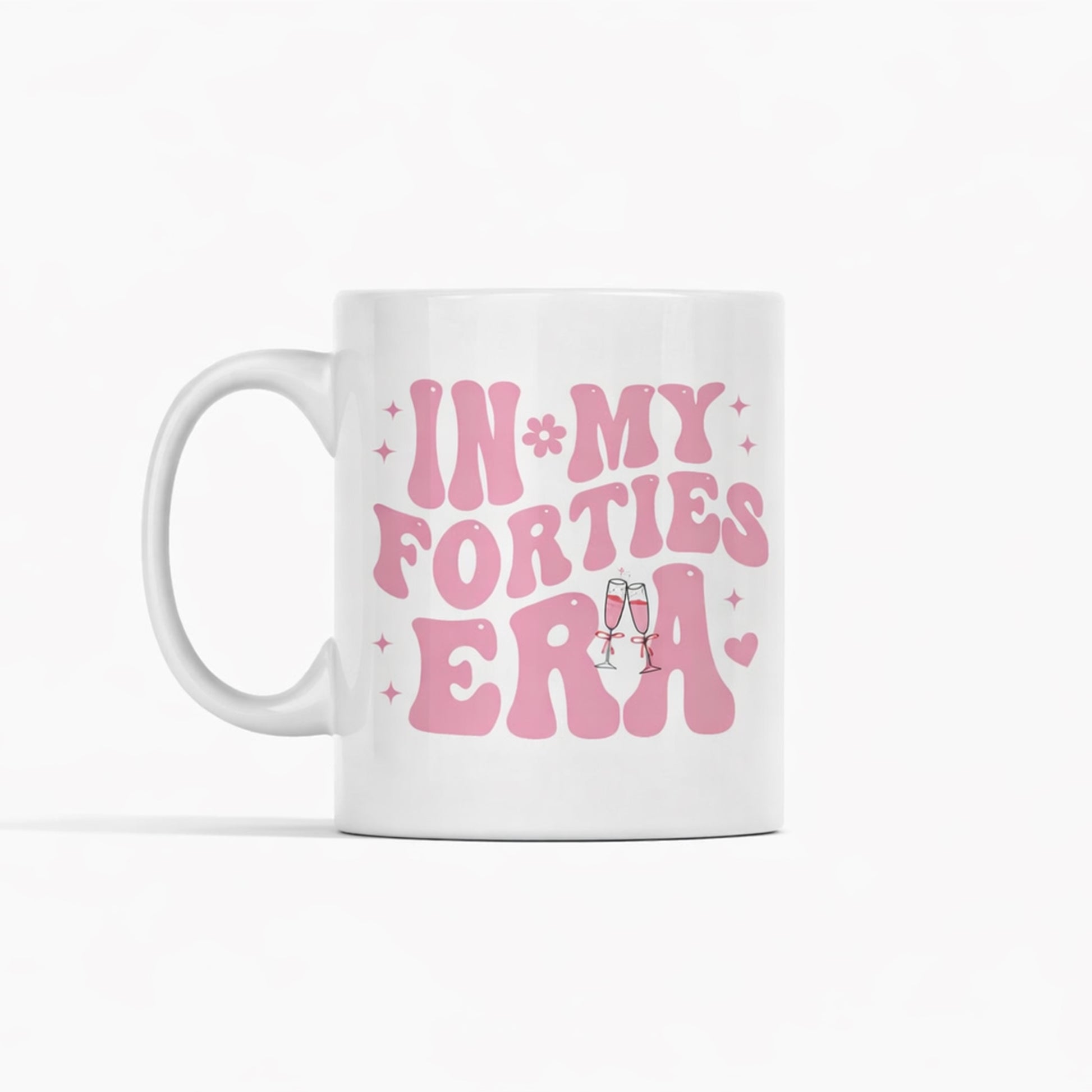 40th birthday gifts for wife cheerful milestone mug celebrating her forties era — Celebrate her new chapter with love at Hertender.com.