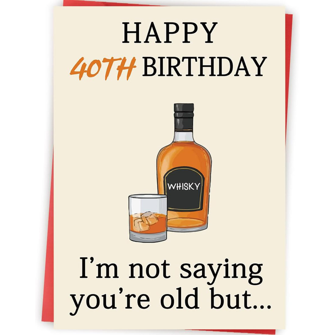 40th birthday gifts for wife sweet birthday card celebrating forty with joy and love — Celebrate her special day with a personal touch at Hertender.com.