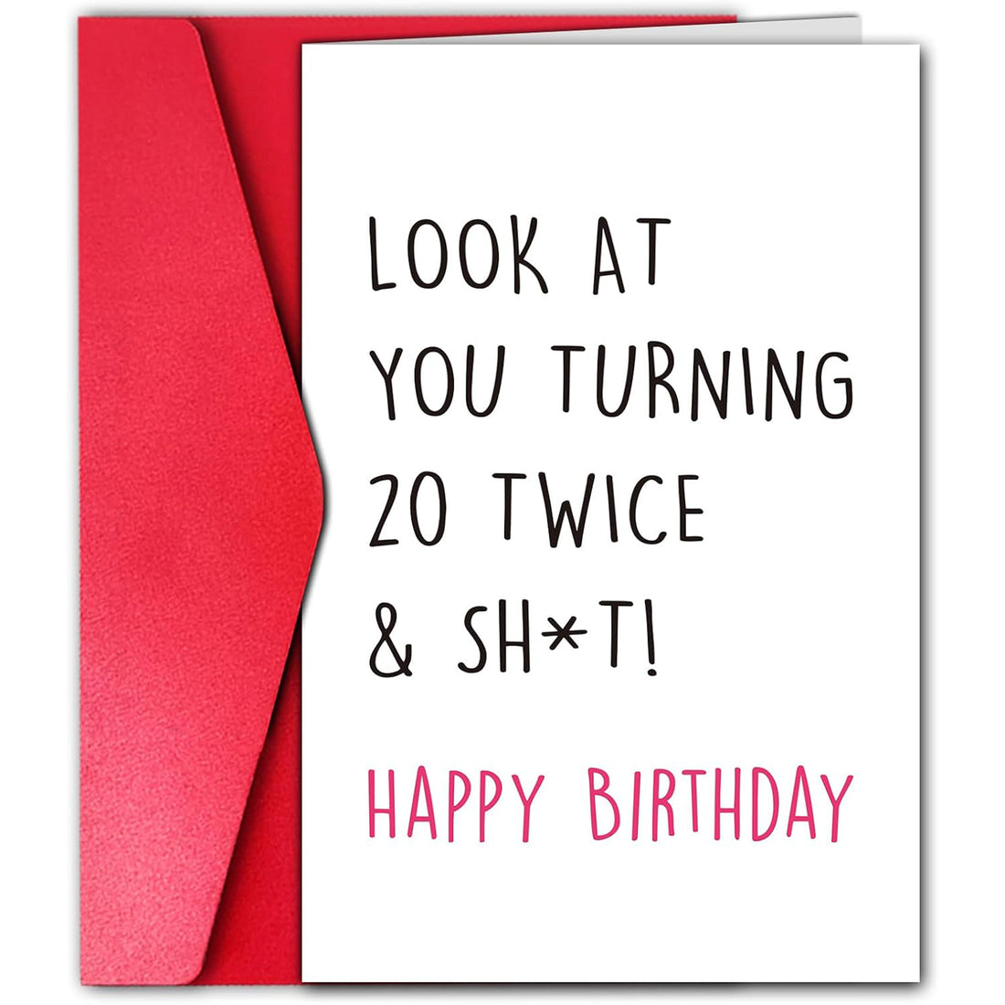 40th birthday gifts for wife playful birthday card celebrating real-life love and laughter — Laugh together and celebrate your journey at Hertender.com.