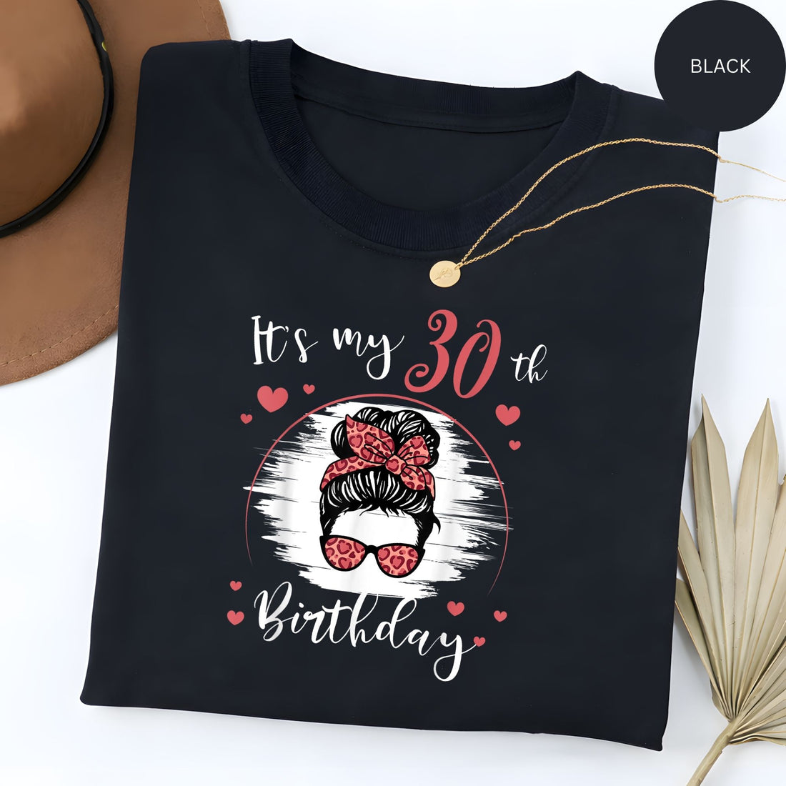 Black “TALK thirty TO ME” tee with red lips graphic and red script. Shop Hertender at hertender.com.