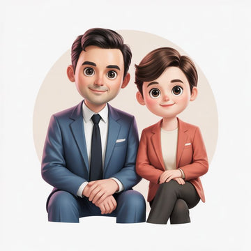 Illustration of professionals representing a personalize gift for boss — Discover meaningful gifts at Hertender.com.